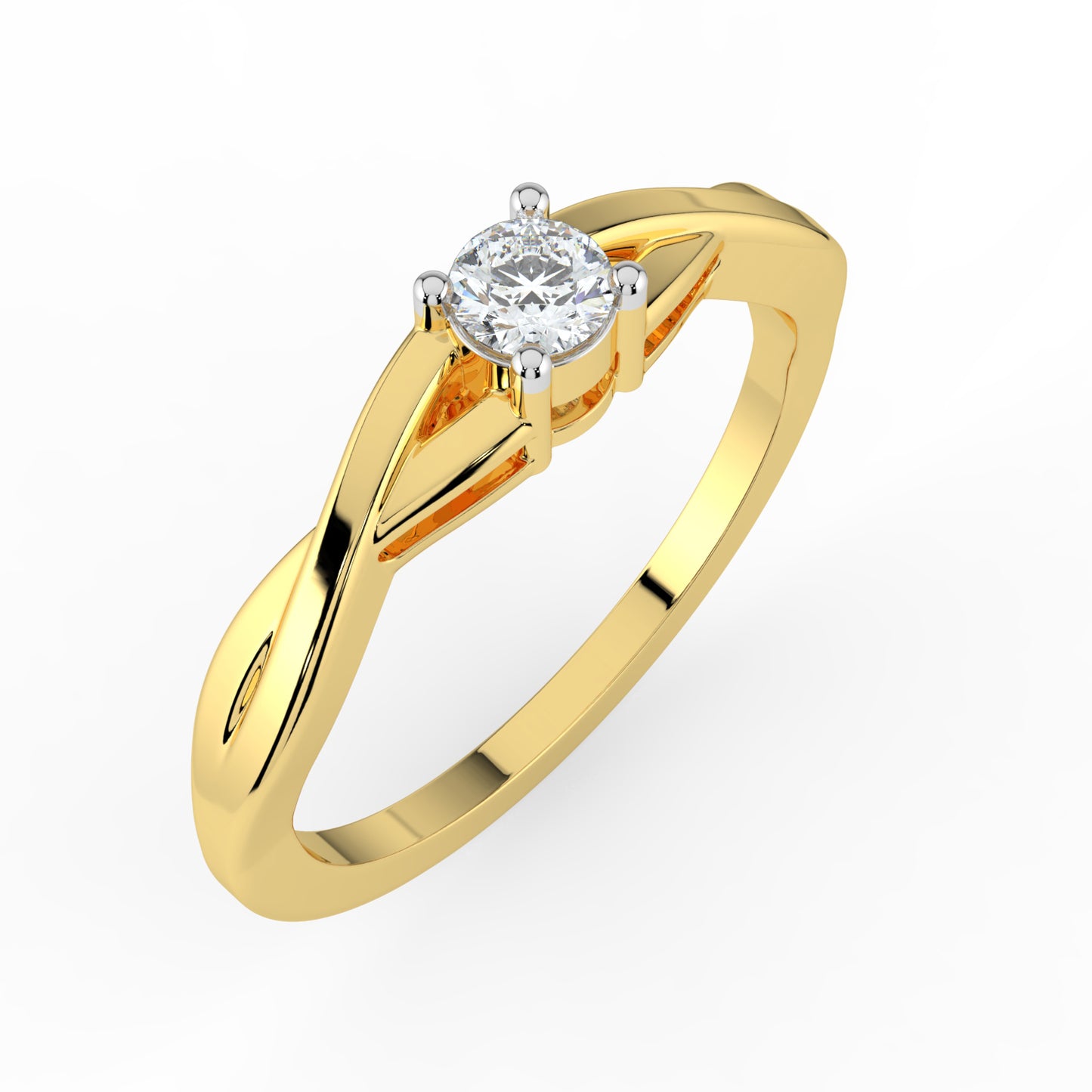 Elegant Solitaire Diamond Ring