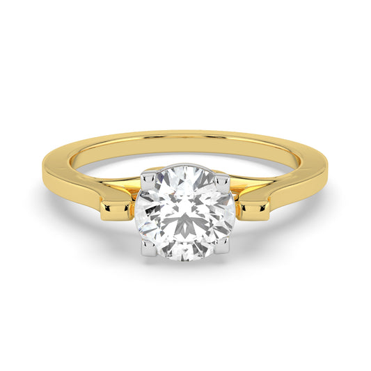 Timeless Sparkle Solitaire Diamond Ring