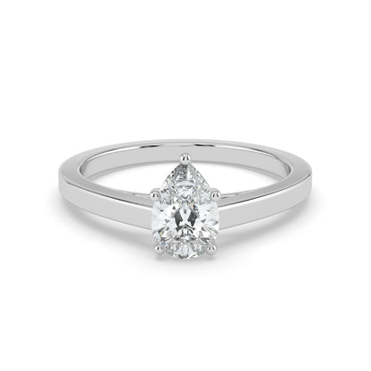 0.5 carat Pearluxe Solitaire Diamond Ring