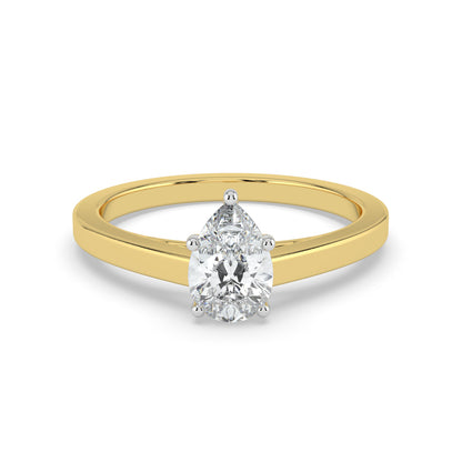 0.5 carat Pearluxe Solitaire Diamond Ring