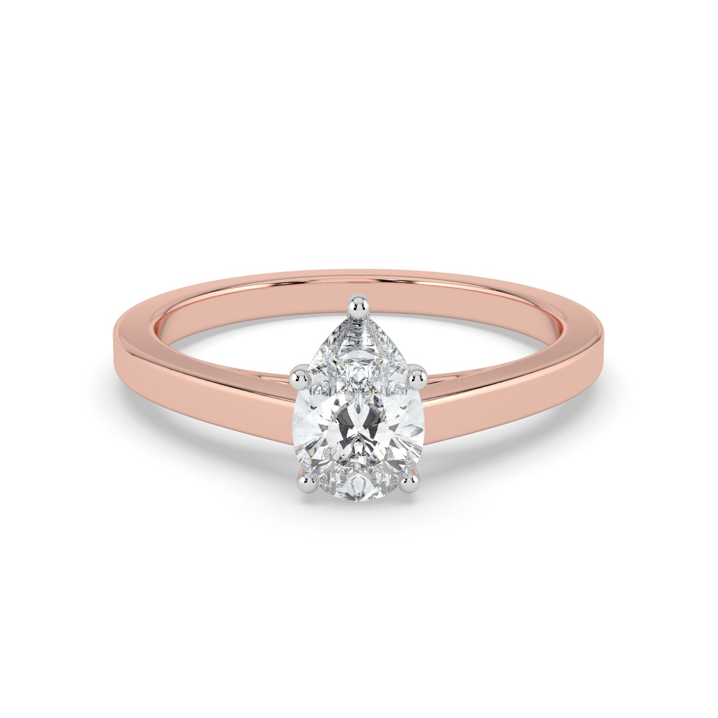 0.5 carat Pearluxe Solitaire Diamond Ring