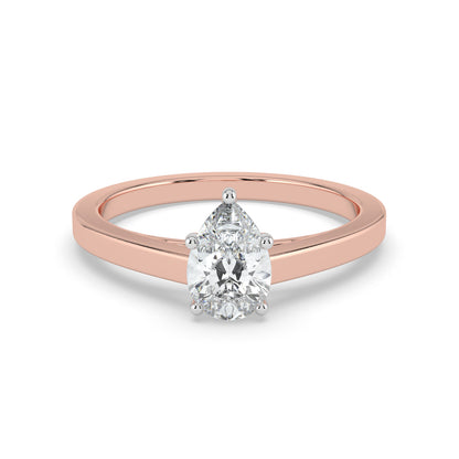 0.5 carat Pearluxe Solitaire Diamond Ring