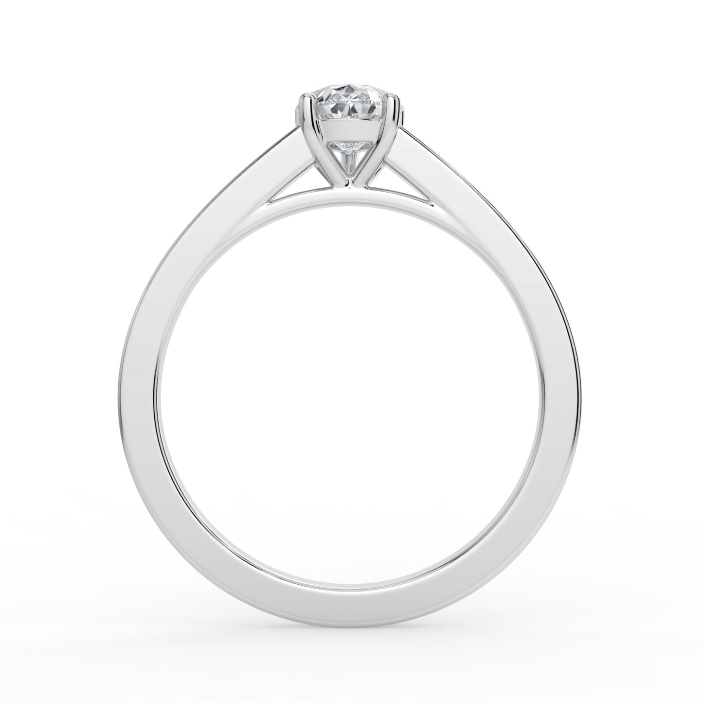 0.5 carat Pearluxe Solitaire Diamond Ring