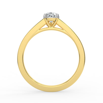 0.5 carat Pearluxe Solitaire Diamond Ring