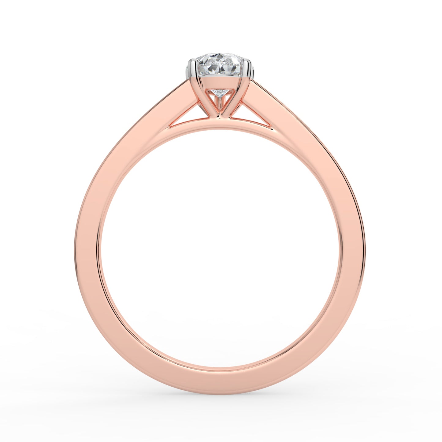 0.5 carat Pearluxe Solitaire Diamond Ring