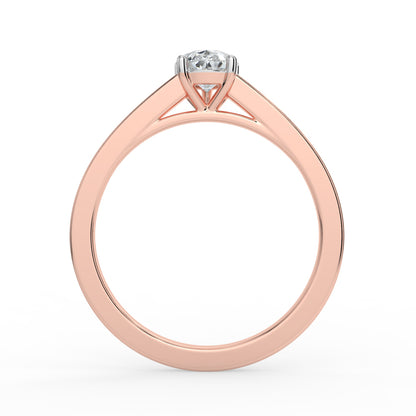 0.5 carat Pearluxe Solitaire Diamond Ring