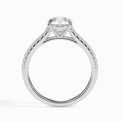 50 Cent Classic Solitaire Ring in Diamond Band