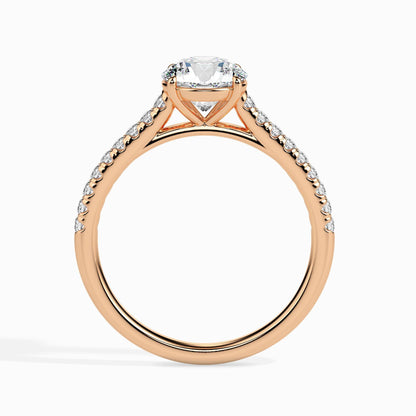 1 Carat Classic Solitaire Ring in Diamond Band
