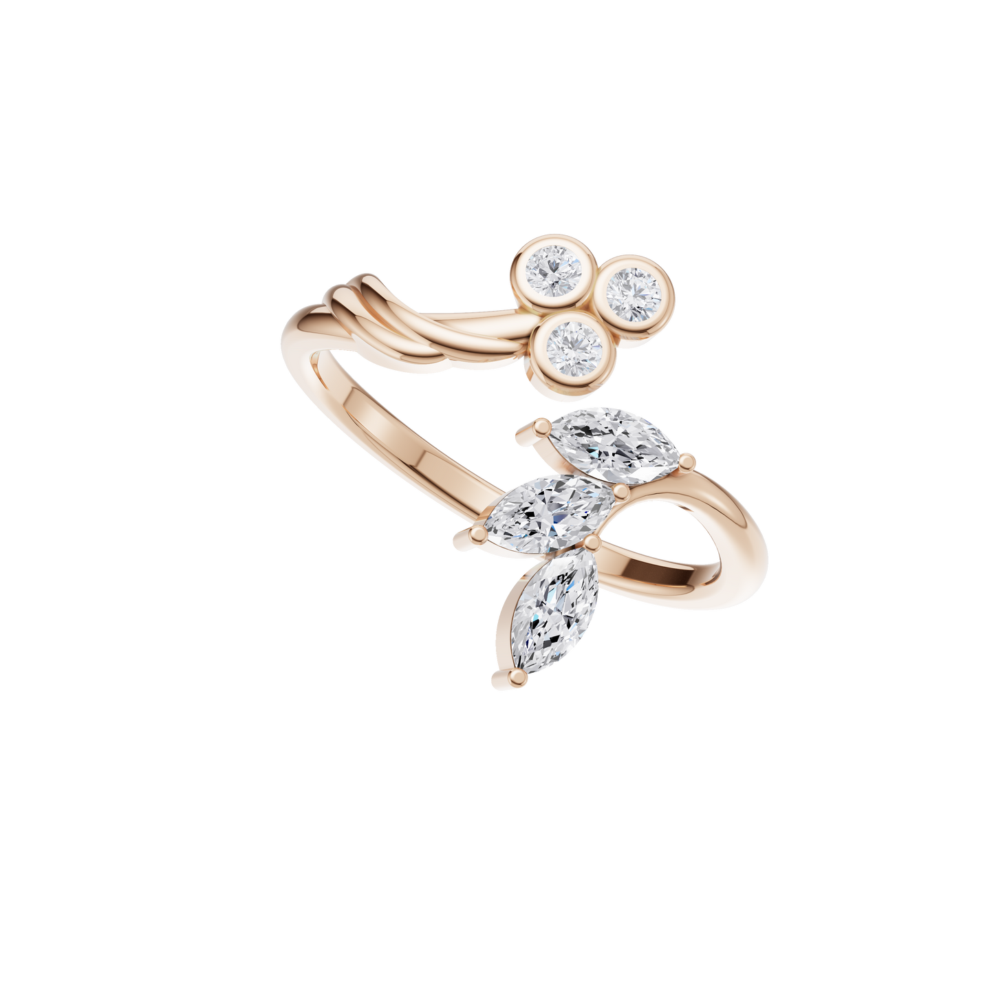Bloom Sparkle Diamond Ring