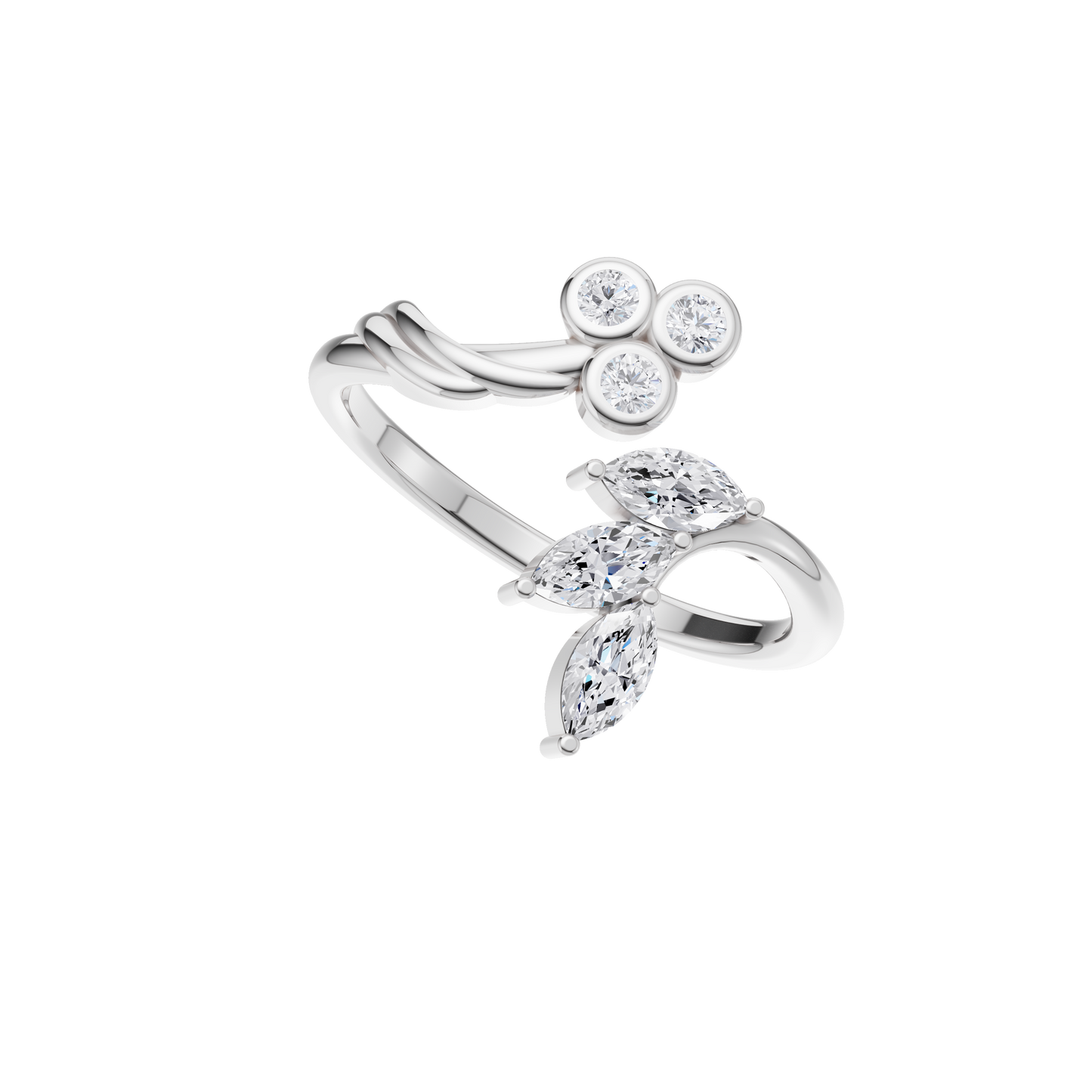 Bloom Sparkle Diamond Ring