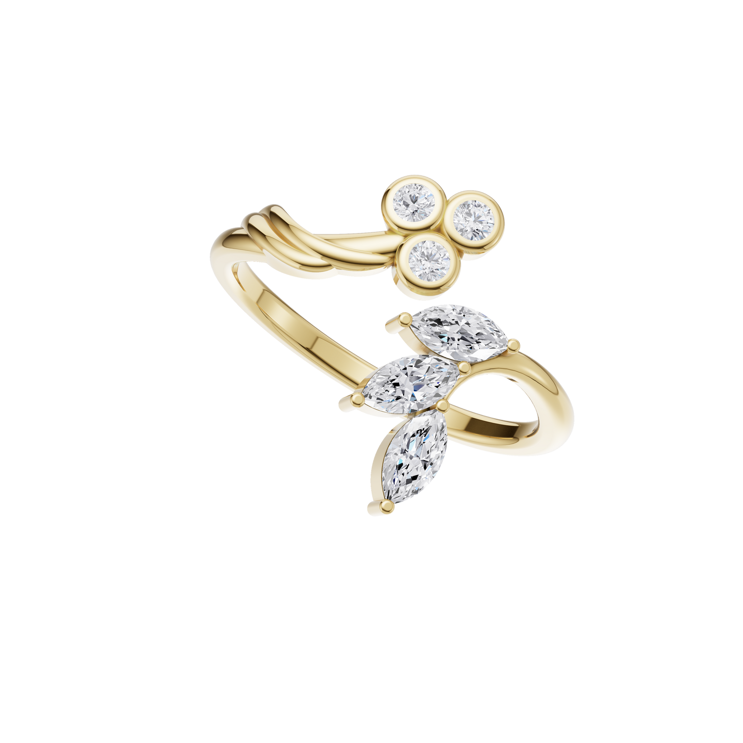 Bloom Sparkle Diamond Ring