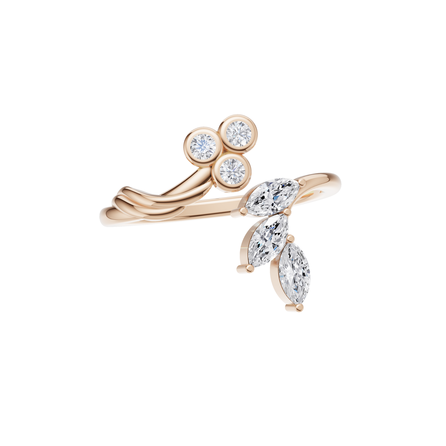 Bloom Sparkle Diamond Ring