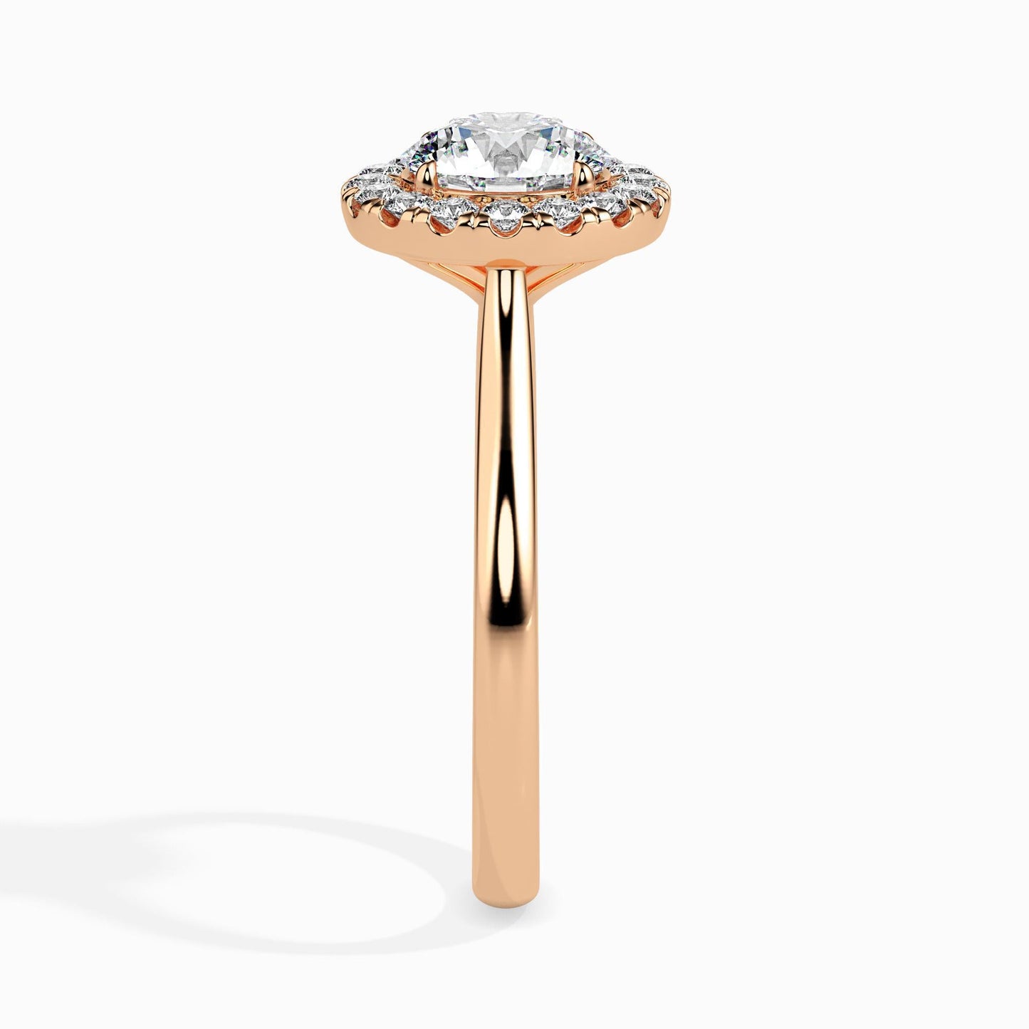 1 Carat Classic Solitaire Ring with Halo