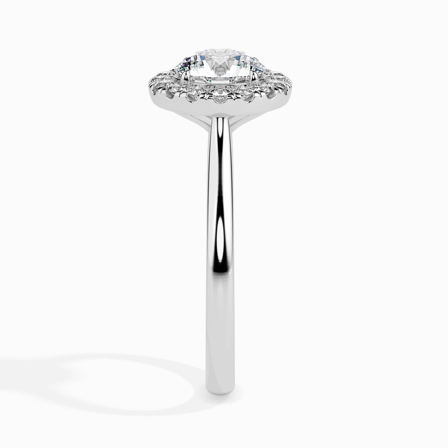 1 Carat Classic Solitaire Ring with Halo