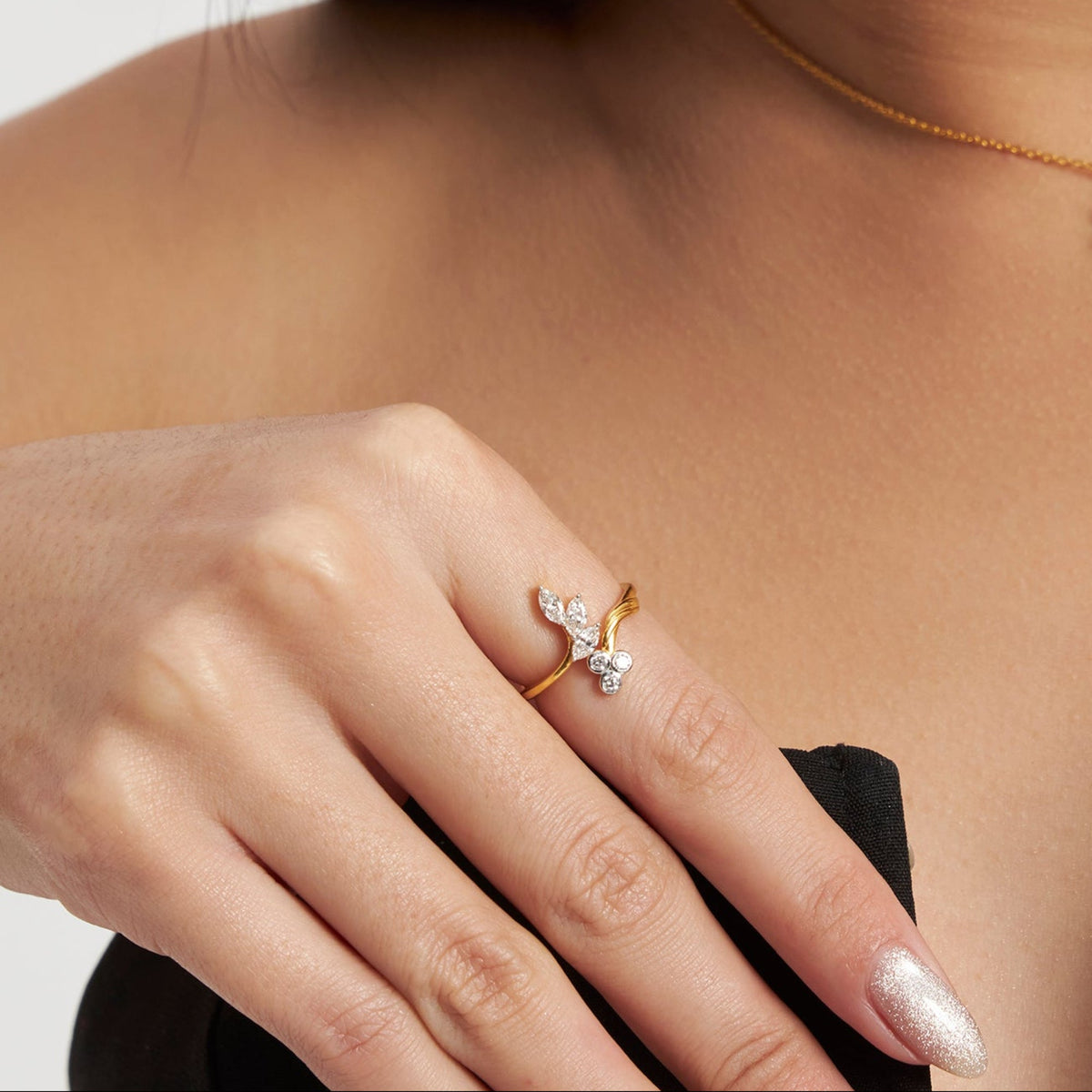 Bloom Sparkle Diamond Ring