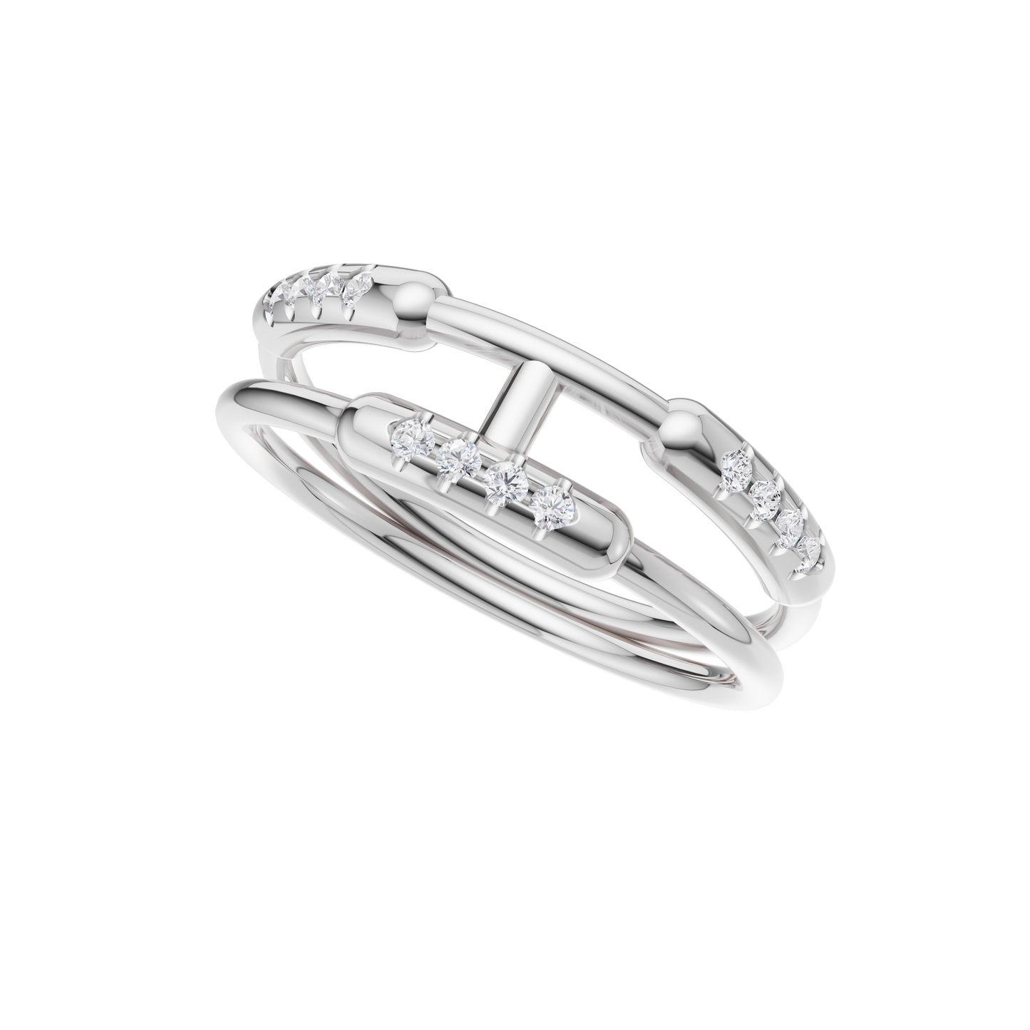 Serene Sparkle Diamond Ring