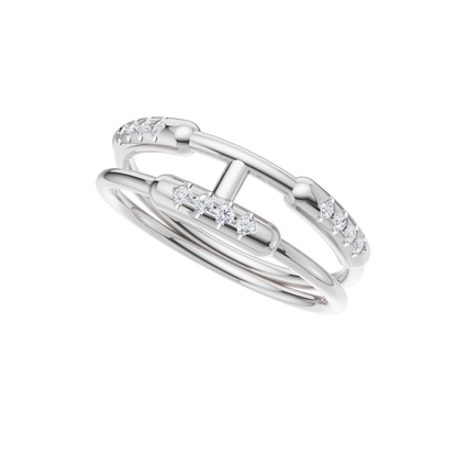 Serene Sparkle Diamond Ring