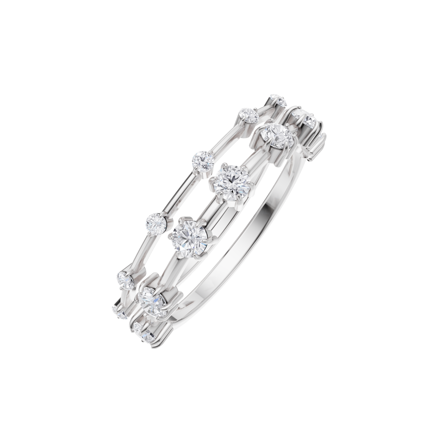 Unbroken Spark Eternity Ring
