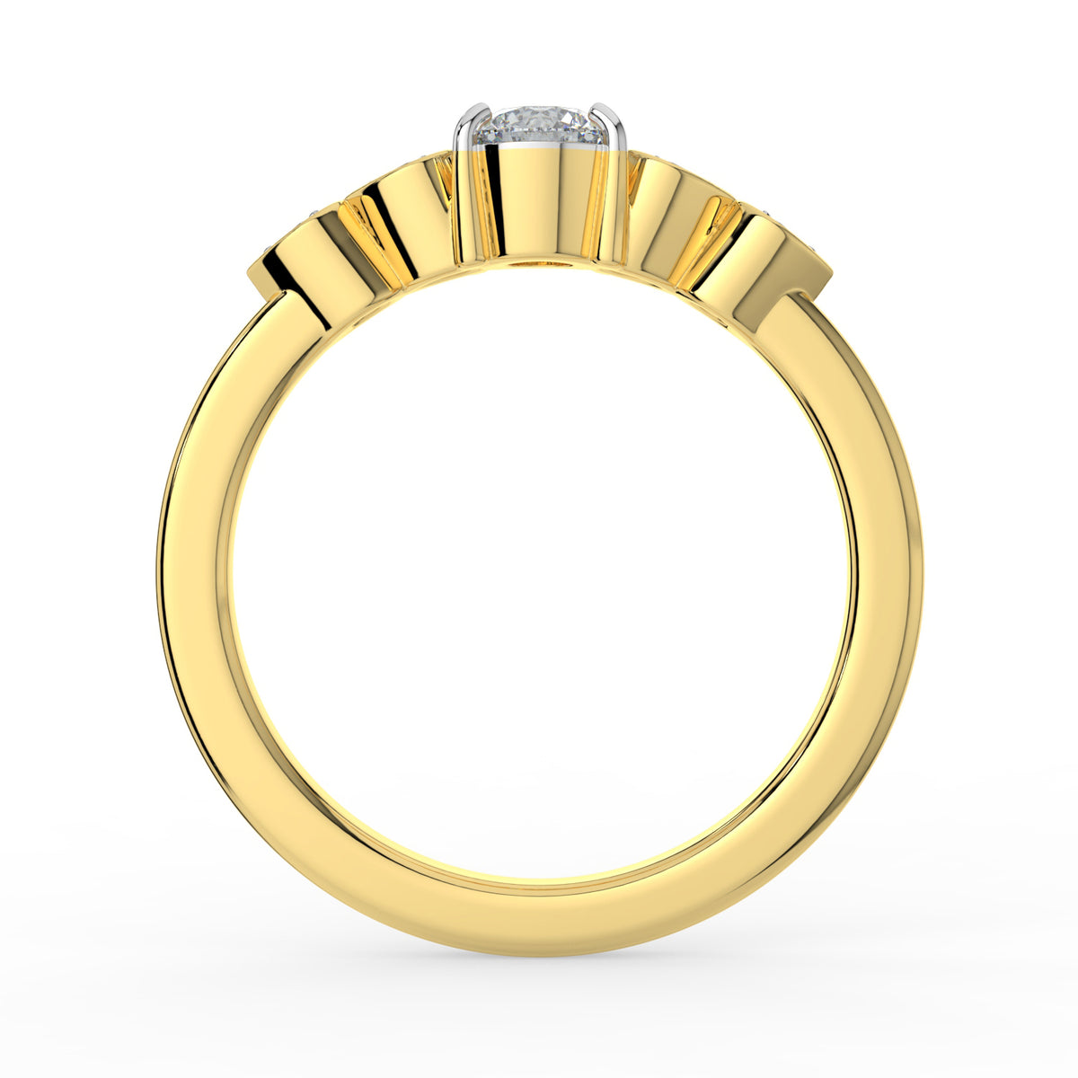 Radiant Poise Ring