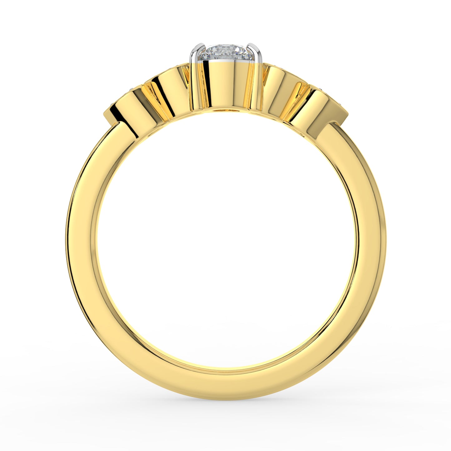 Radiant Poise Ring