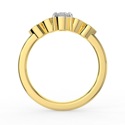 Radiant Poise Ring