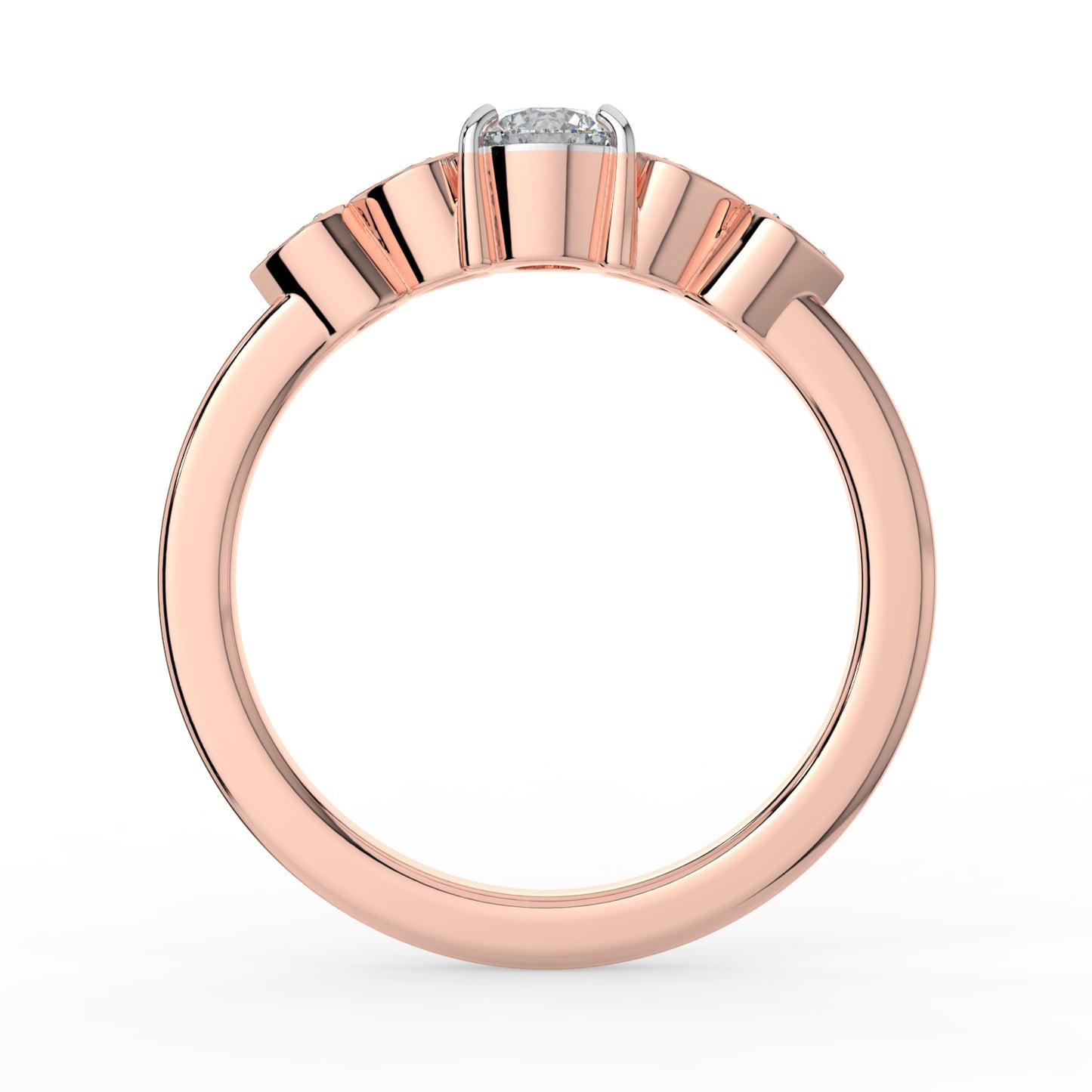 Radiant Poise Ring
