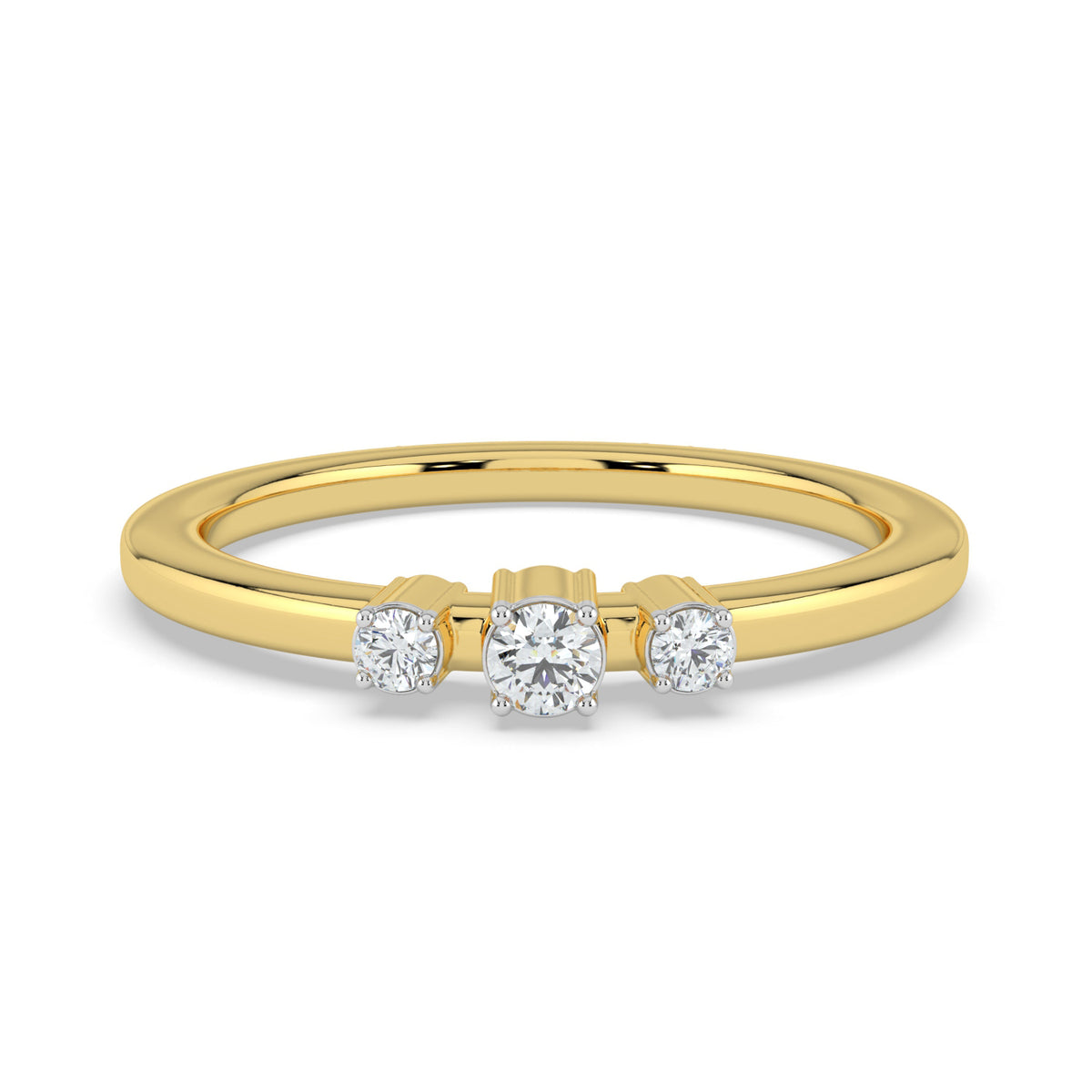 Polished Charm Ring