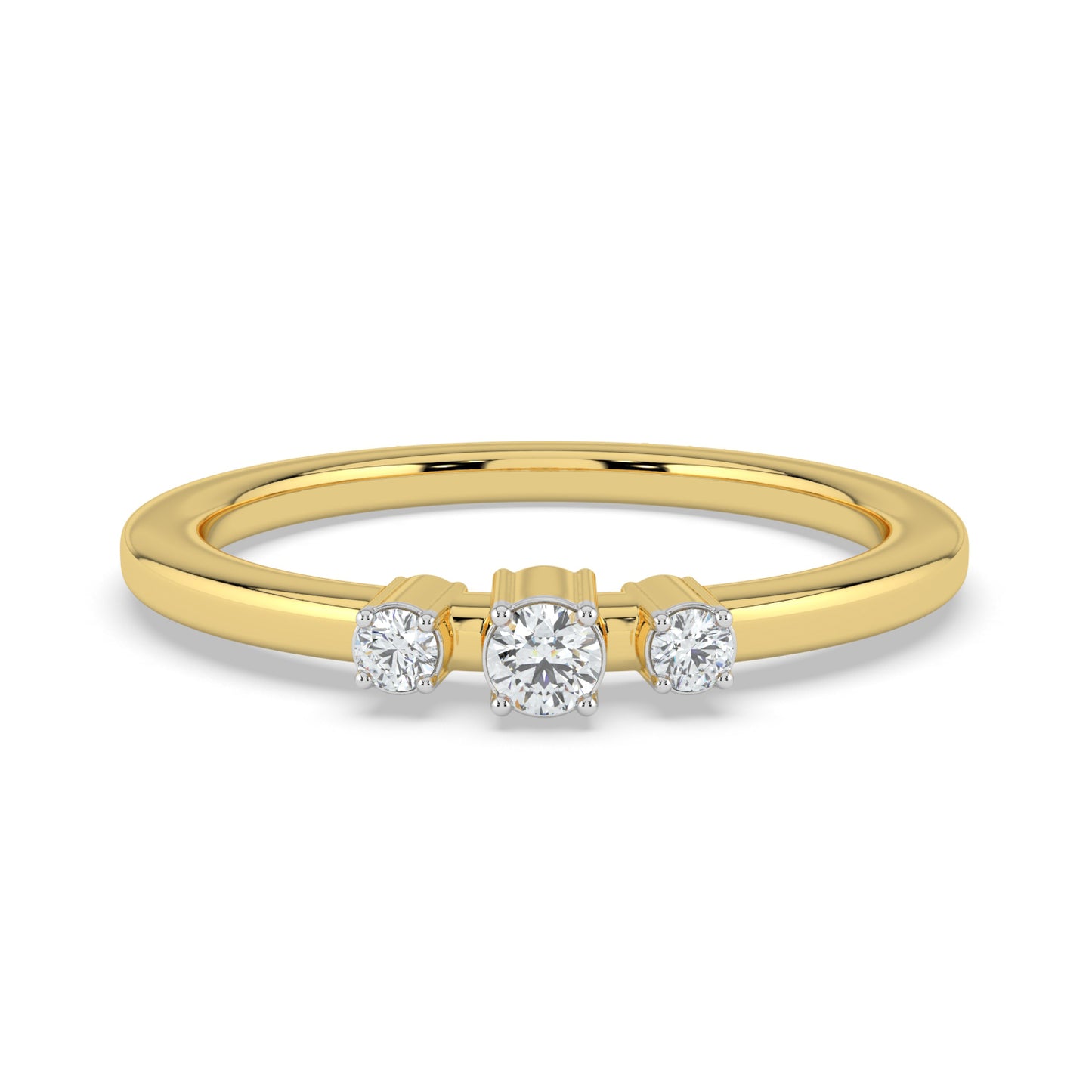 Polished Charm Ring