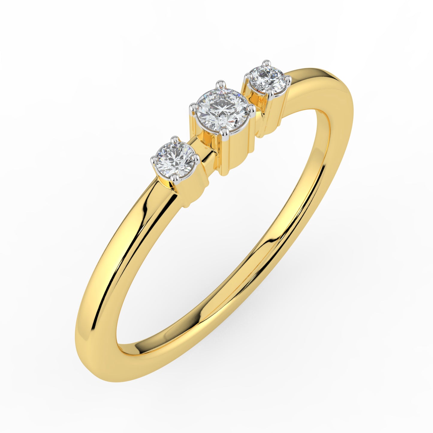 Polished Charm Ring