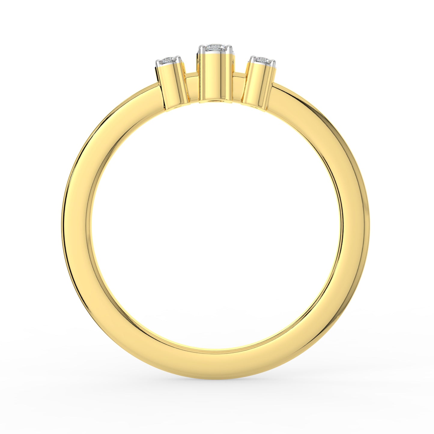 Polished Charm Ring