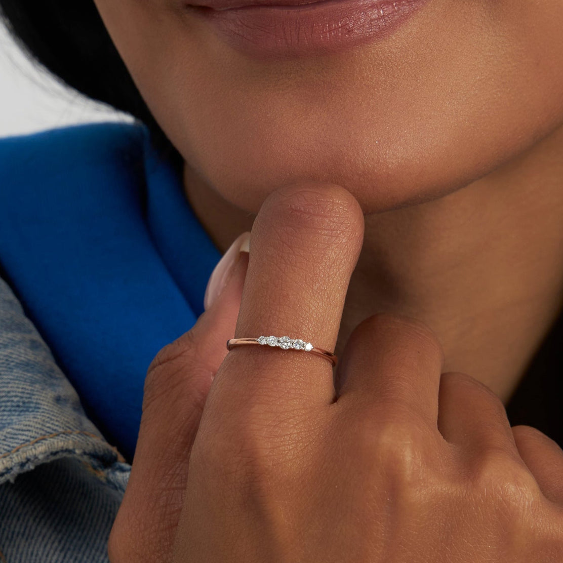 Dewdrop Spark Ring