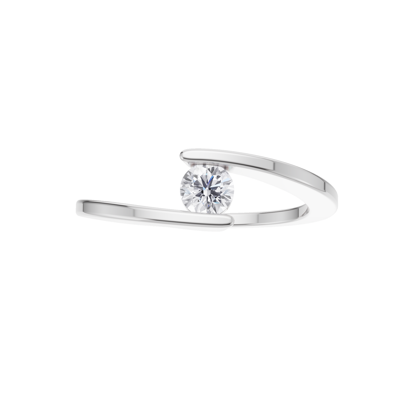 Celestial Beam Solitaire Ring