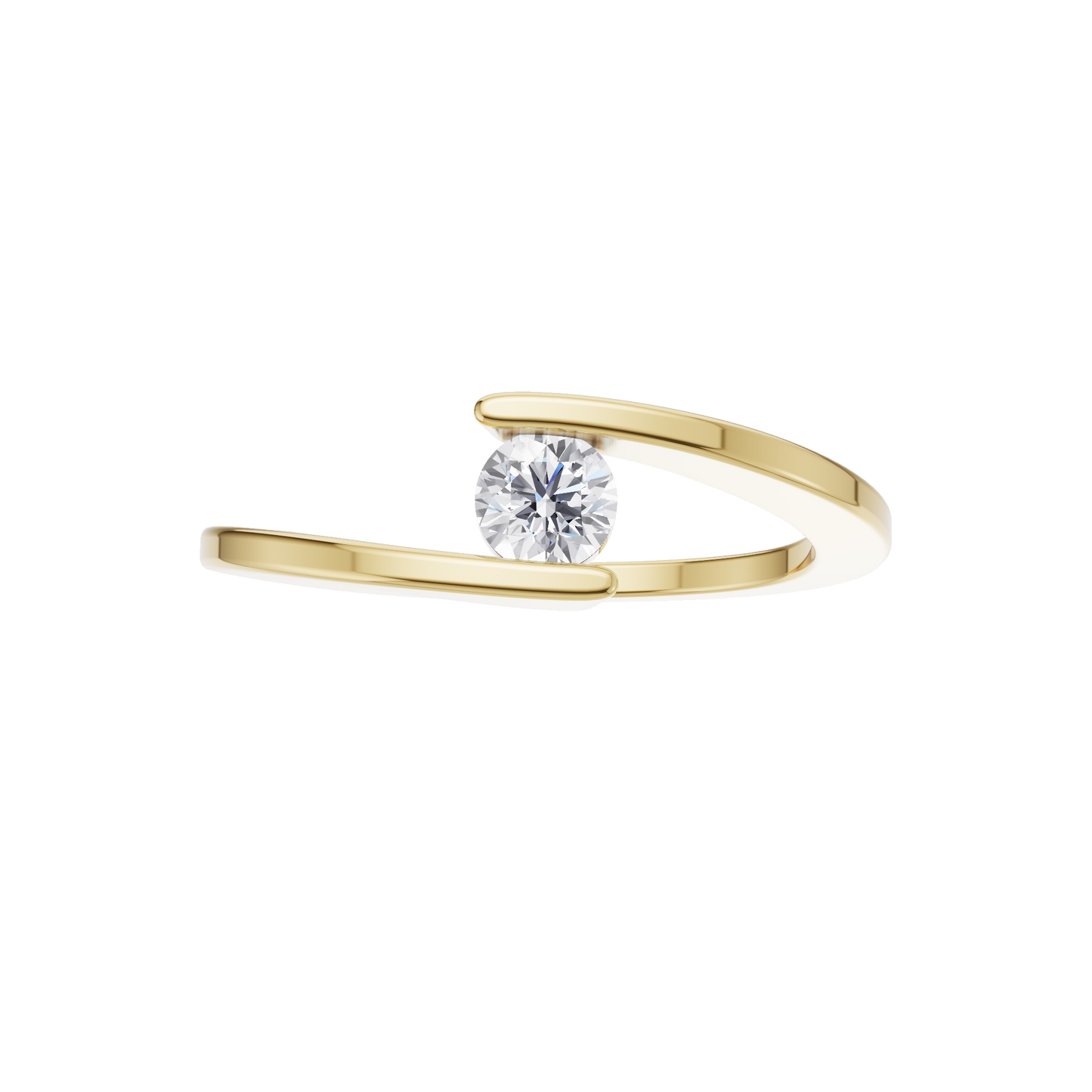 Celestial Beam Solitaire Ring