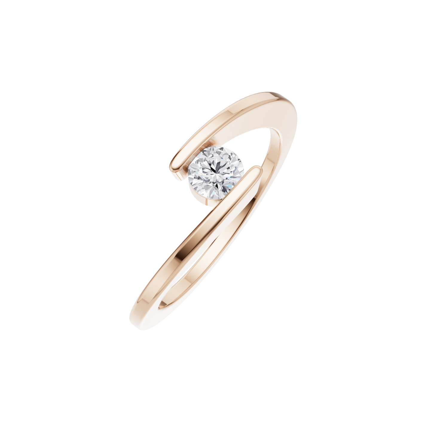Celestial Beam Solitaire Ring
