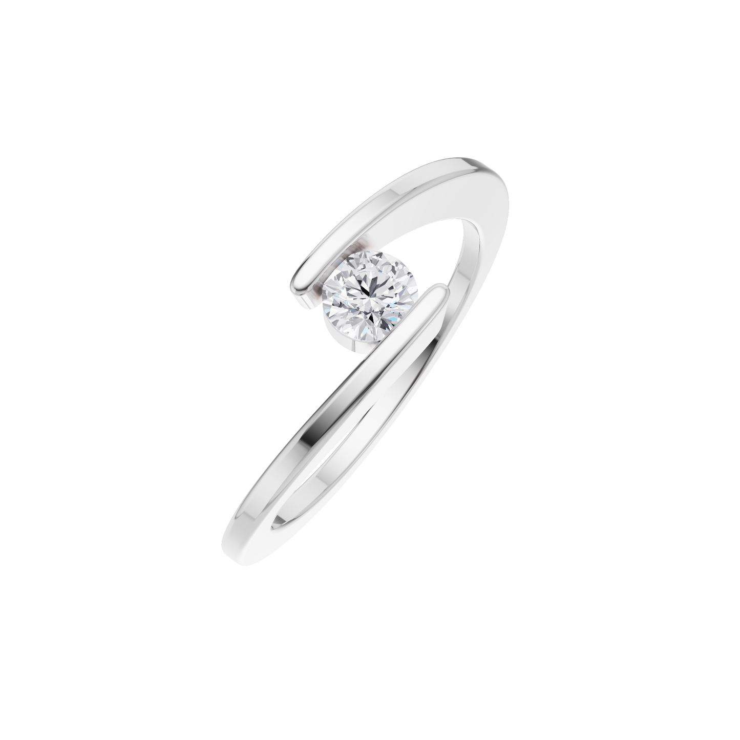 Celestial Beam Solitaire Ring