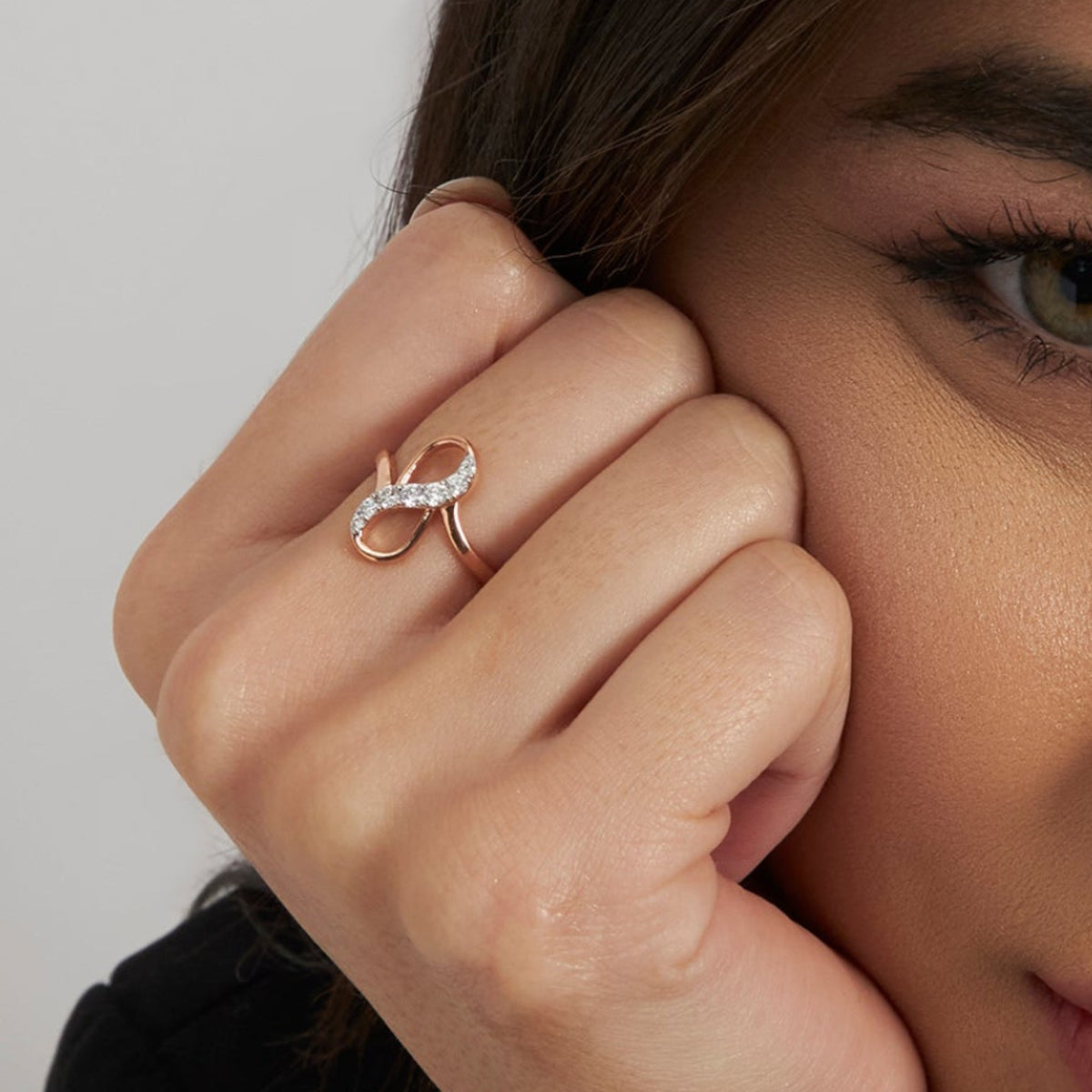 Infinity Elegance Diamond Ring