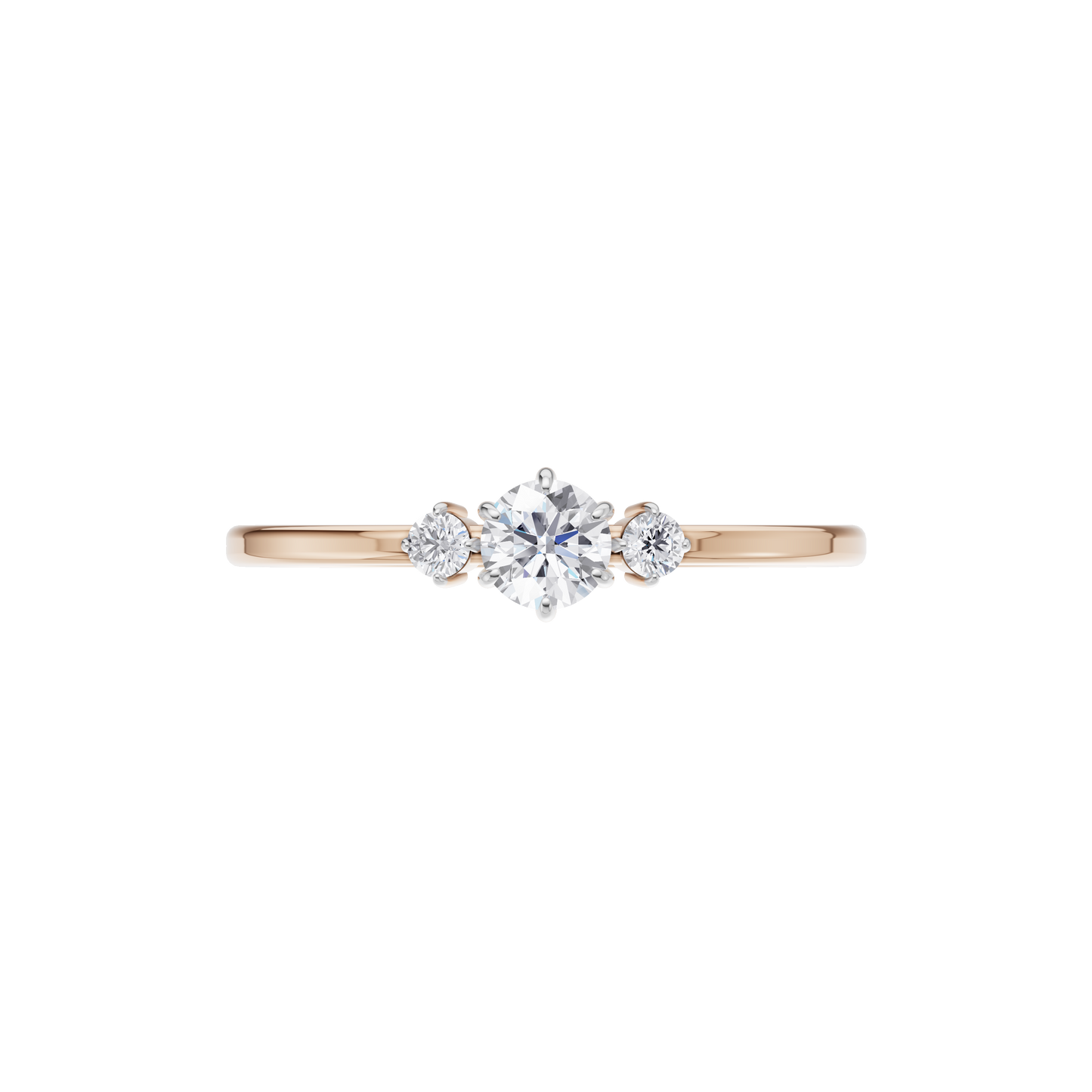 Serene Crest Solitaire Ring