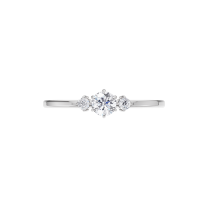 Serene Crest Solitaire Ring