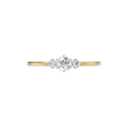 Serene Crest Solitaire Ring