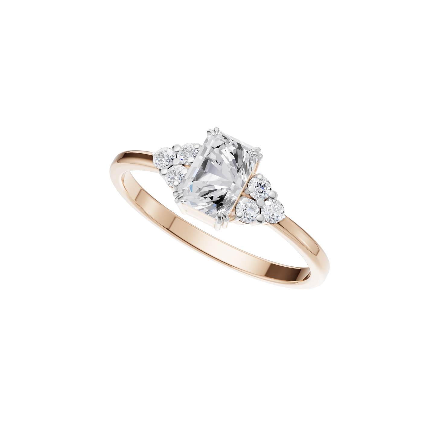 Starlit Grace Solitaire Ring