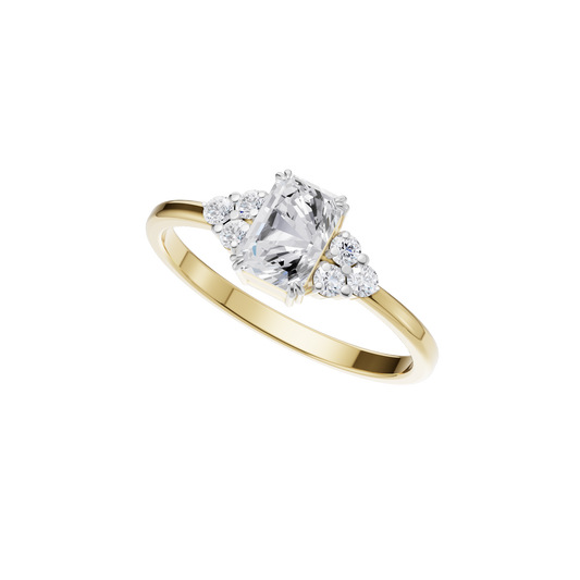 Starlit Grace Solitaire Ring