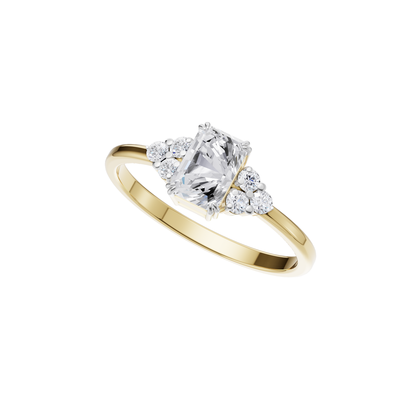 Starlit Grace Solitaire Ring