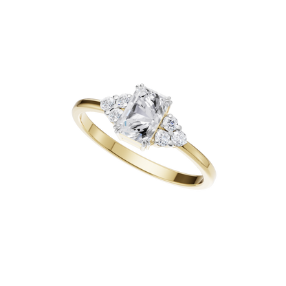 Starlit Grace Solitaire Ring
