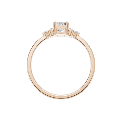 Starlit Grace Solitaire Ring