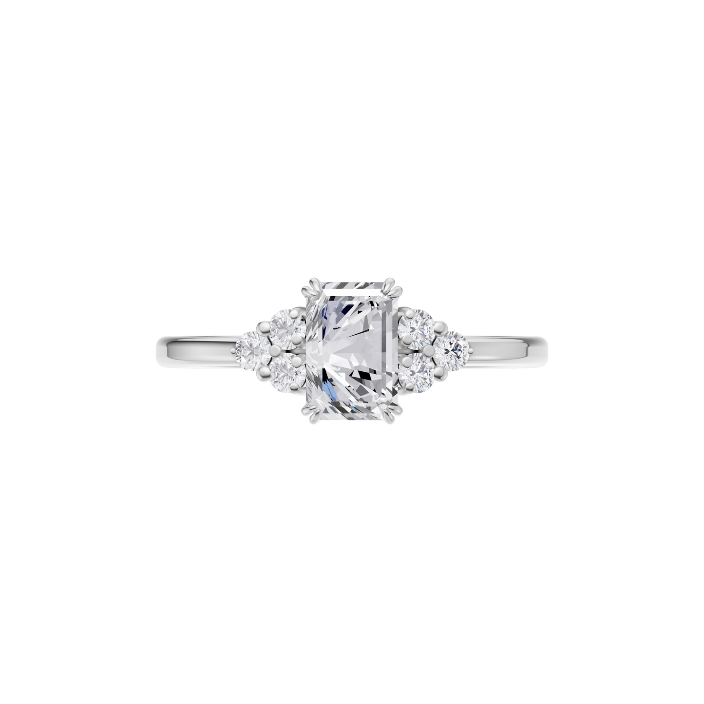 Starlit Grace Solitaire Ring