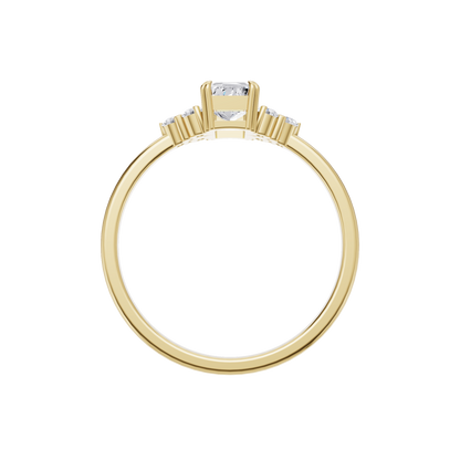 Starlit Grace Solitaire Ring