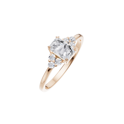 Starlit Grace Solitaire Ring