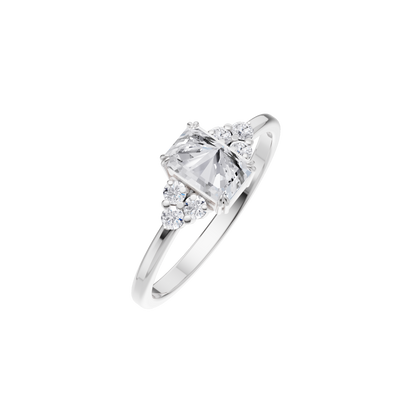 Starlit Grace Solitaire Ring
