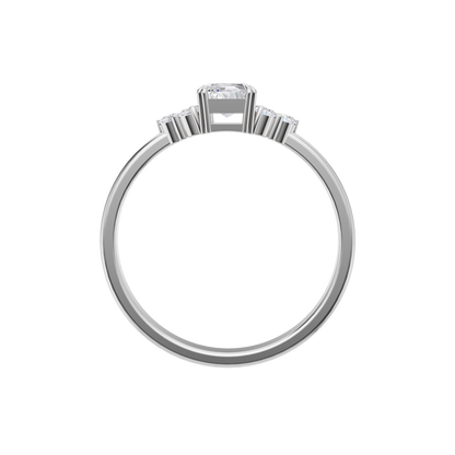 Starlit Grace Solitaire Ring