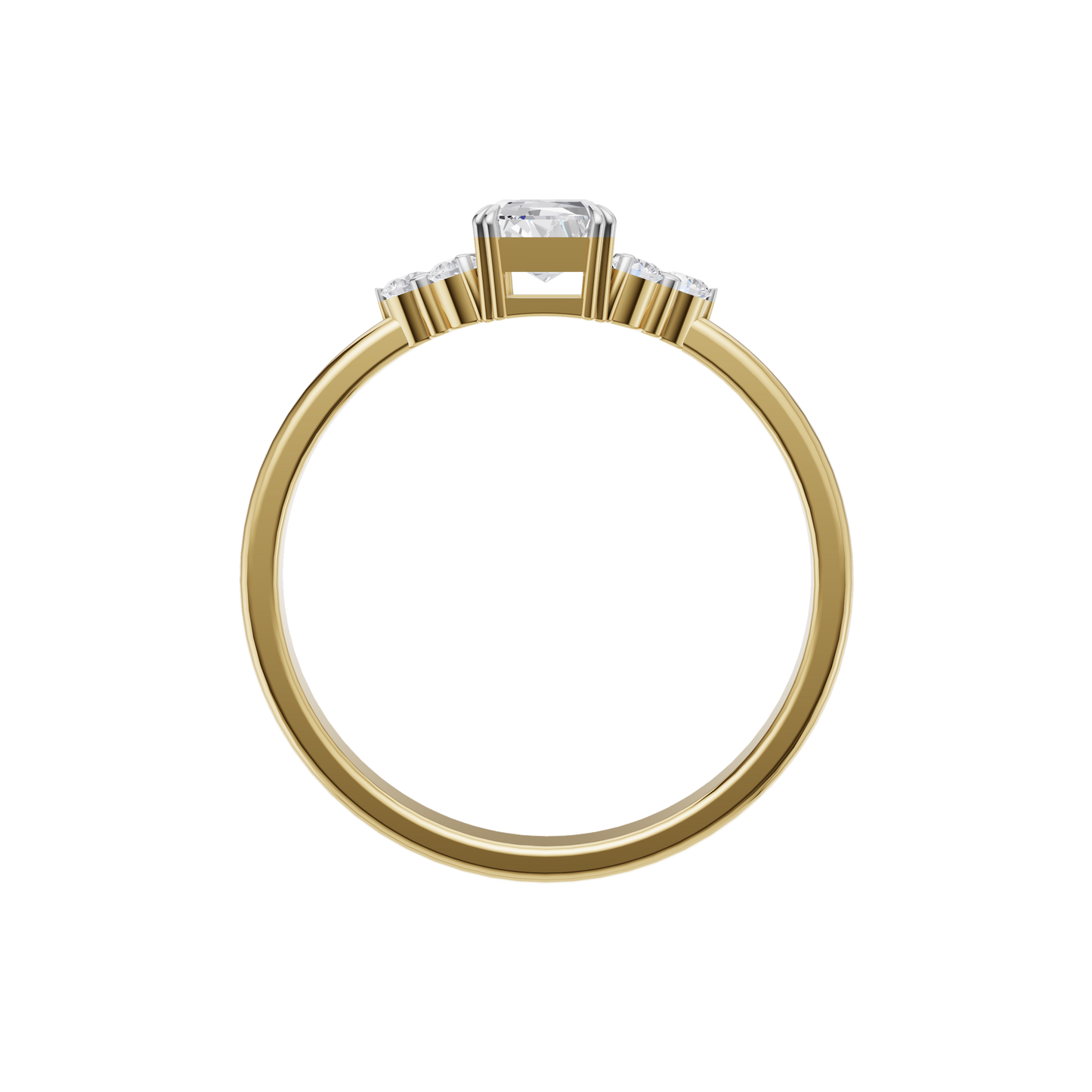 Starlit Grace Solitaire Ring